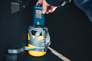 Zdjęcie z wykonywanych pomiarów w trakcie ćwiczeń