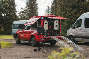 Zdjęcie samochodu strażackiego