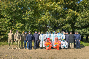 Zdjęcie grupowe uczestników ćwiczeń