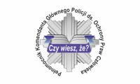Na fotografii widać policyjną gwiazdę. Na jej środku widnieje napis " Czy wiesz, że". Dookoła gwiazdy widnieje tekst "  Pełnomocnik Komendanta Głównego Policji ds. Ochrony Praw Człowieka"