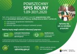 Grafika mężczyzna stoi w oborze, w tle widać krowy. Tekst na grafice: Powszechny spis rolny 01.09-30.11.2020. Spis rolny obejmuje swoim zasięgiem wszystkie gospodarstwa rolne w kraju, prowadzące działalność rolniczą , według stanu na dzień 1 czerwca br. Rolnicy będą mogli udzielać informacji poprzez: samospis internetowy, telefonicznie. Z użytkowaniami gospodarstw rolnych, którzy nie spiszą się samodzielnie, skontaktują się rachmistrzowie spisowi. Więcej na stronie spisrolny.gov.pl Udział w spisie rolnym jest obowiązkowy! Spiszmy się jak na rolników przystało!