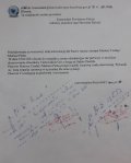 Zdjęcie przedstawia treść podziękowań przekazanych policjantom.