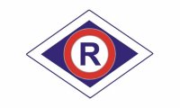 „R” - symbol graficzny w kształcie rombu. W środku znajduje się białe koło, w którym widnieje duża litera R. Białe koło otoczone jest czerwoną obwódką. Całość znajduje się na tle granatowego rombu, który ma białą szeroką obwódkę, a następnie cienką granatową