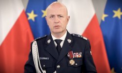 Na zdjęciu widać Komendanta Głównego Policji generalnego inspektora Jarosława Szymczyka