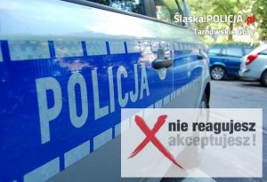 policyjny napis z awatarem nie reagujesz akceptujesz
