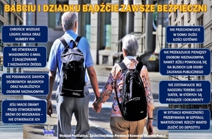 infografika z radami dla seniorów, treść dostępna cyfrowa w załączniku.