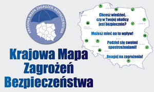 baner promujący krajową mapę zagrożeń bezpieczeństwa
