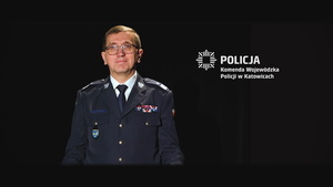 na zdjęciu komendant wojewódzki policji