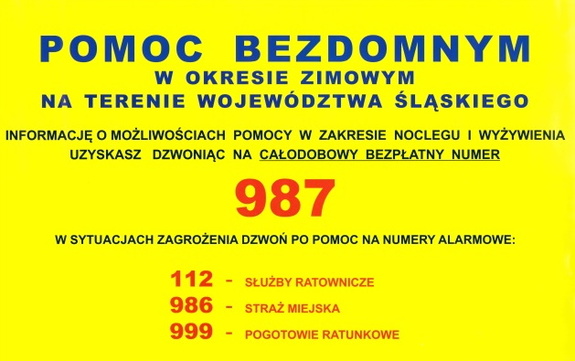 grafika z numerami alarmowymi