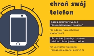 grafika kolorowa z wizerunkiem smart phona i napisami