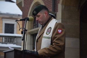 Na zdjęciu widoczny kapelan wojskowy