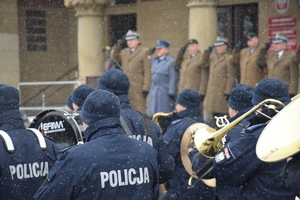 Na zdjęciu policyjna orkiestra