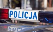 na zdjęciu policyjny neon