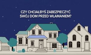 grafika z domami i napisem czy chciałbyś zabezpieczyć swój dom przed włamaniem?