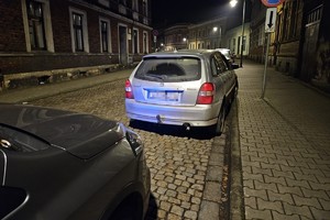 na zdjęciu kontrolowany pojazd