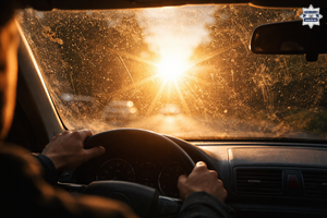 na zdjęciu osoba w pojeździe